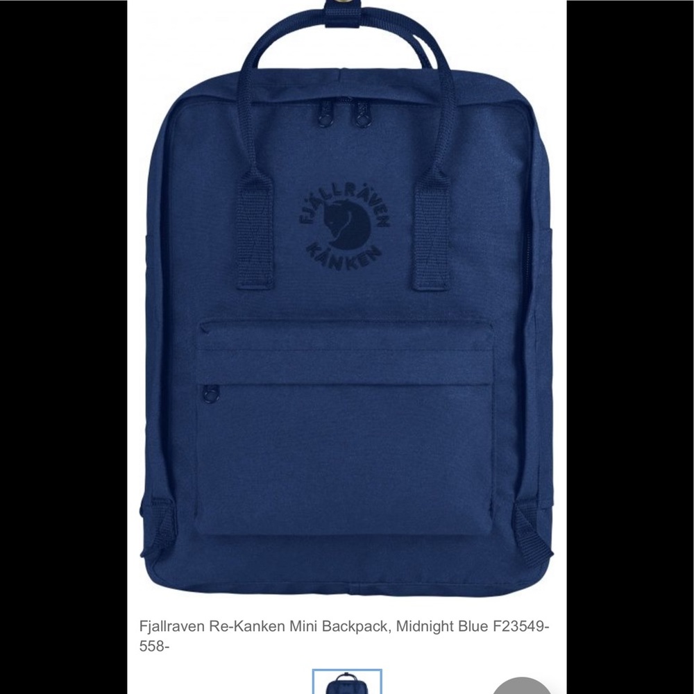 Fjallraven Kanken  Backpack in Midnight Blue